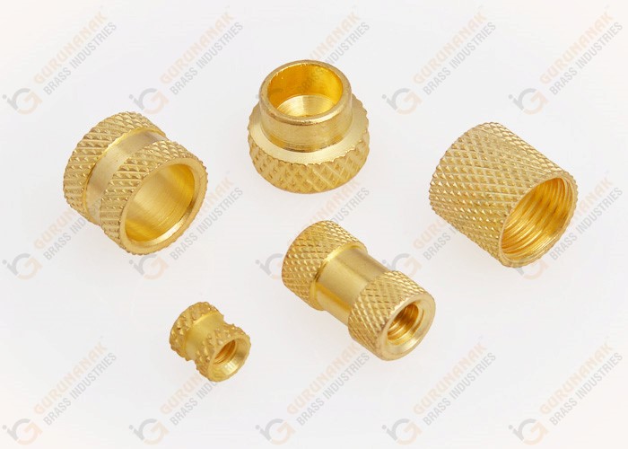 ottone knurled threaded inserts